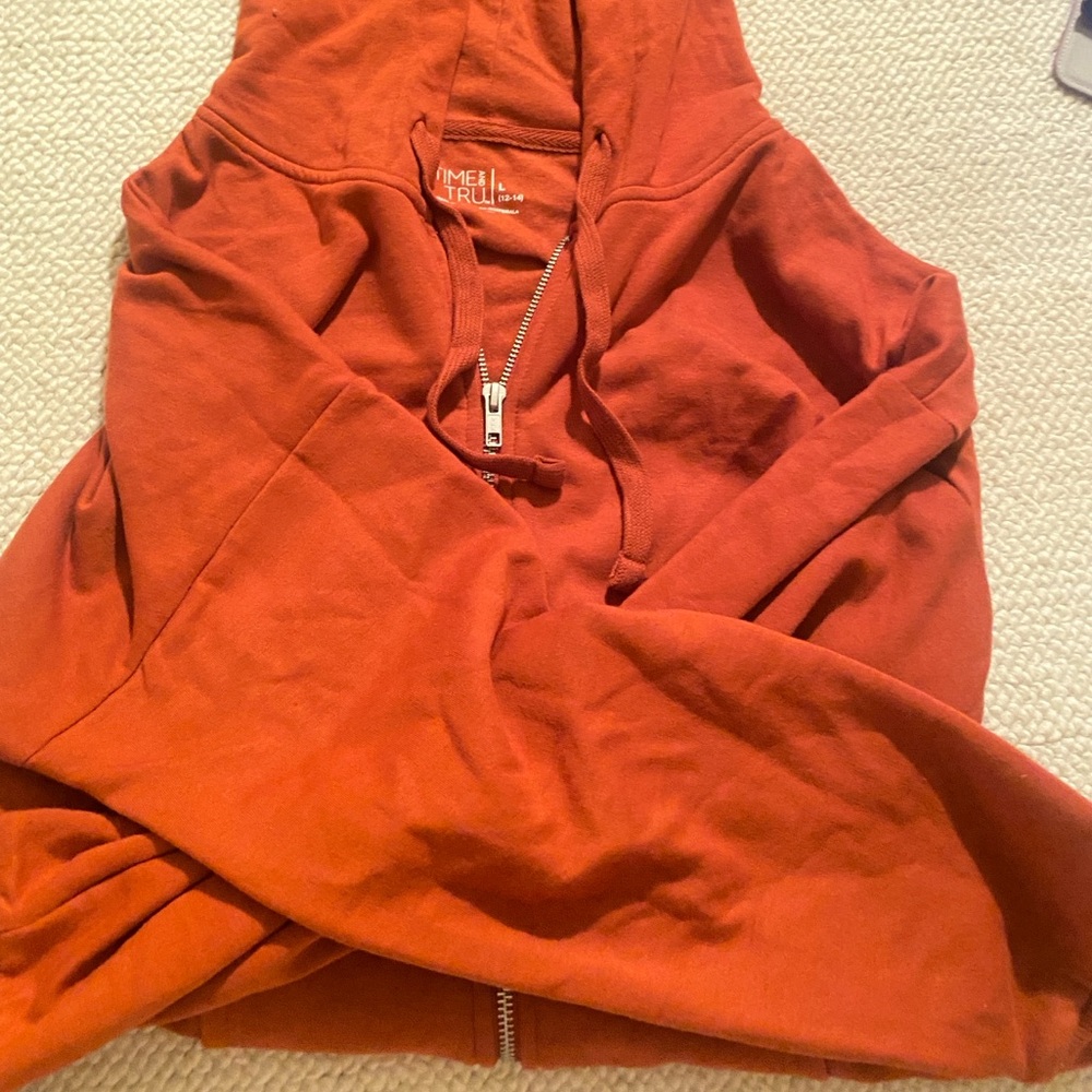 time and tru zip up